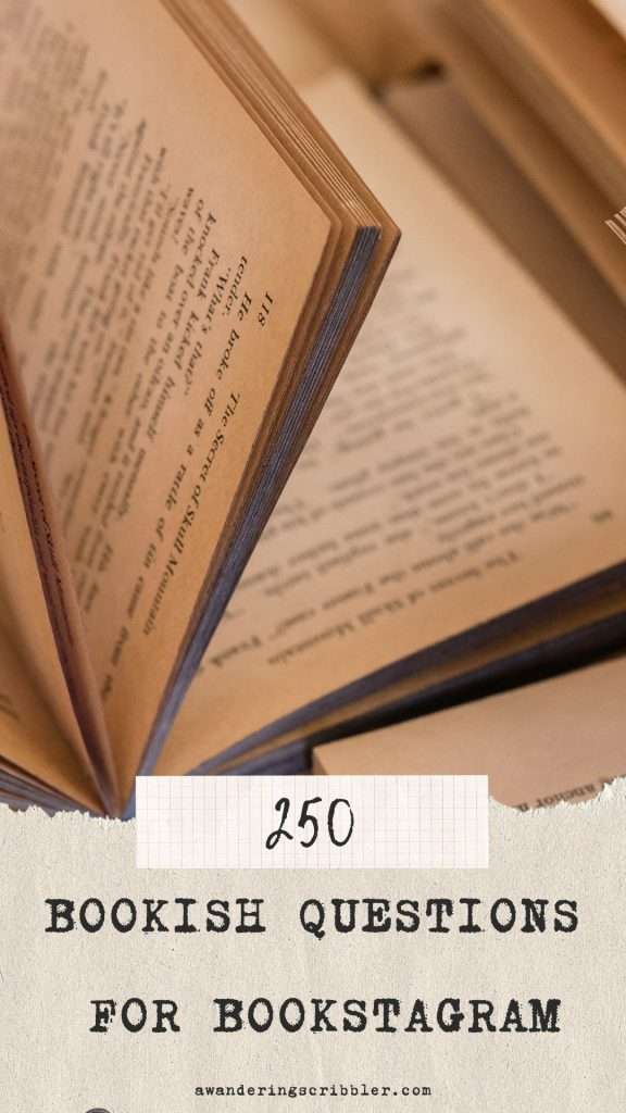 bookish questions