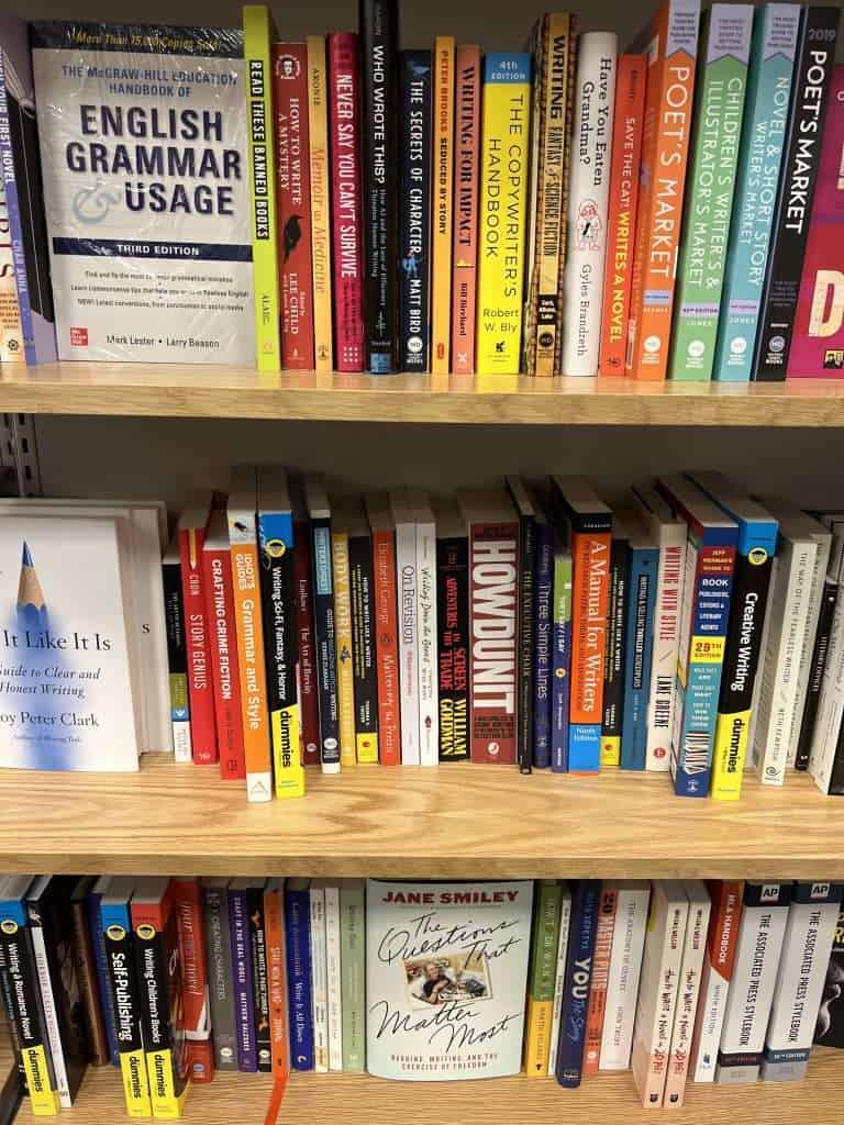 Bookshelf at Barnes and Noble- Bookish Questions